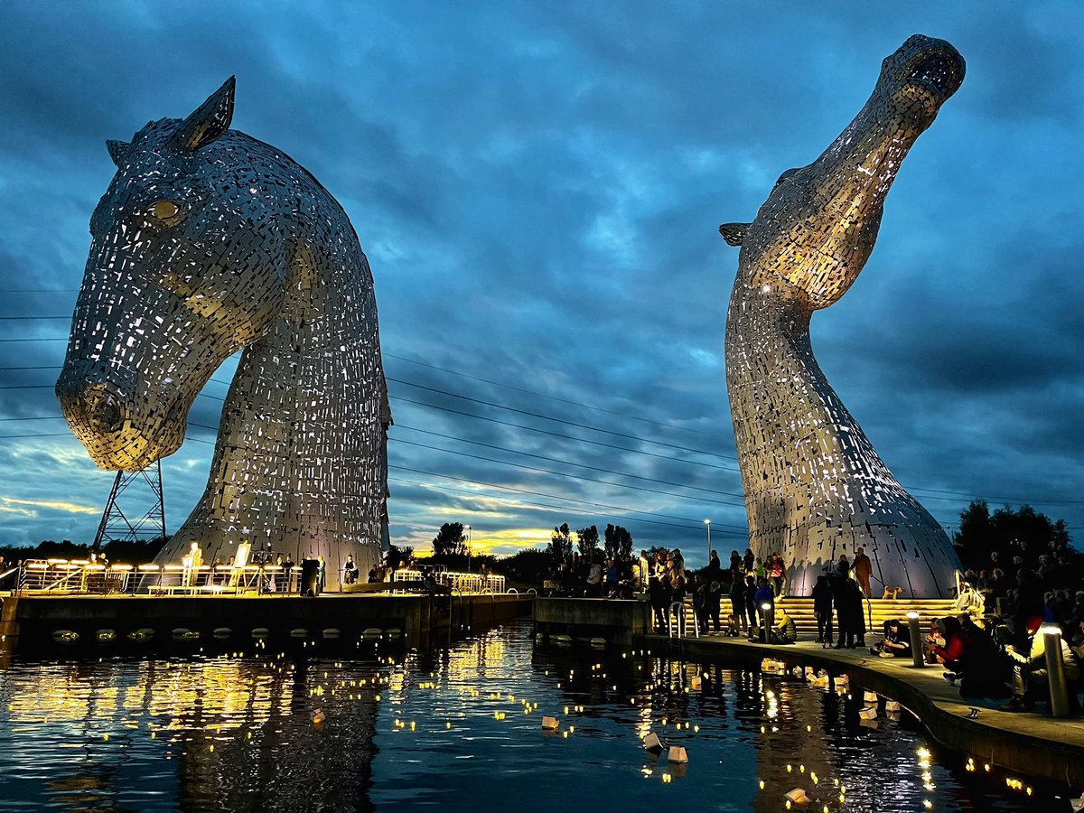 A service for reflection to honour Her Late Majesty the Queen was held at The Kelpies.