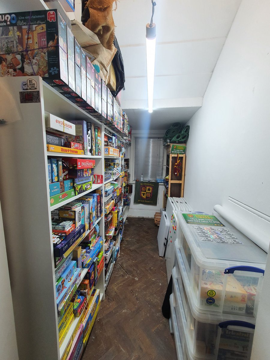 HerefordBgamers's tweet photo. Free community games library. #HBCommunityLibrary. 450 games, 50 jigsaws, giant games, rpgs and tables/chairs. A happy covid accident- lending into lock down homes. https://t.co/CUmCFinKP9 #boardgames #cardgames #hereford #gamesLibrary #positivehereford https://t.co/MTVjdtG58c
