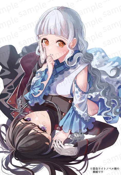SKIMAにて【百合ライトノベル用の表紙】、納品いたしました。ありがとうございました!#SKIMA 