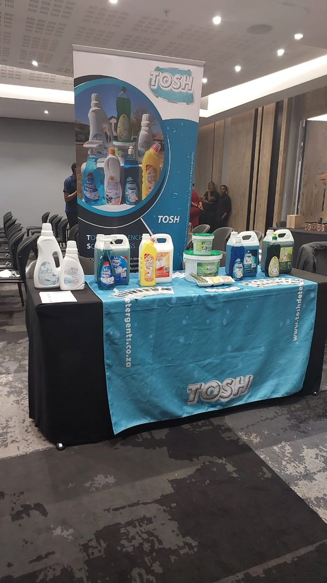 ProudlySA's tweet photo. Some of the companies that will be pitching this morning include @OlympicPaints @atchariser and Tosh Detergents https://t.co/wQNyst82WZ