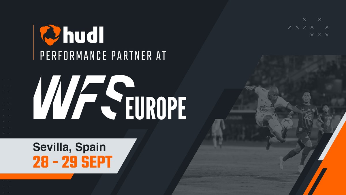 HudlAnalysis's tweet photo. Hudl is proud to partner with 𝗪𝗼𝗿𝗹𝗱 𝗙𝗼𝗼𝘁𝗯𝗮𝗹𝗹 𝗦𝘂𝗺𝗺𝗶𝘁 – the global football industry platform – for their flagship @WFSummit Europe event in Sevilla on 28-29th September.

Learn more 👉 https://t.co/IbTSTFKFCv https://t.co/WSEQ2UFMQf