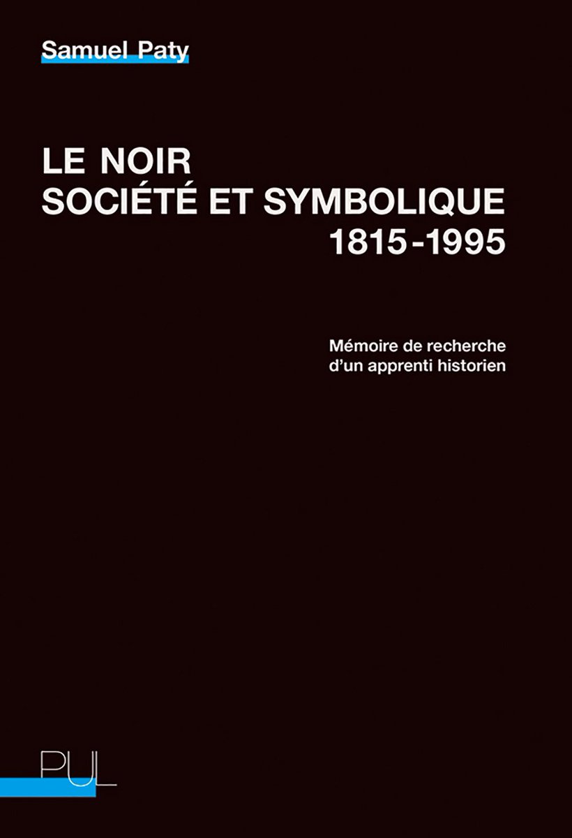 Ch_Capuano's tweet photo. En hommage à #SamuelPaty qui aurait dû avoir 49 ans hier, je place le lien vers son livre tiré de son très beau mémoire sur l’histoire de la couleur noire et de ses symboliques. Tous les droits d’auteur seront versés à son fils. @PULyon À commander ici 🔸https://t.co/e03m0YV87Z https://t.co/YyUshJTw19