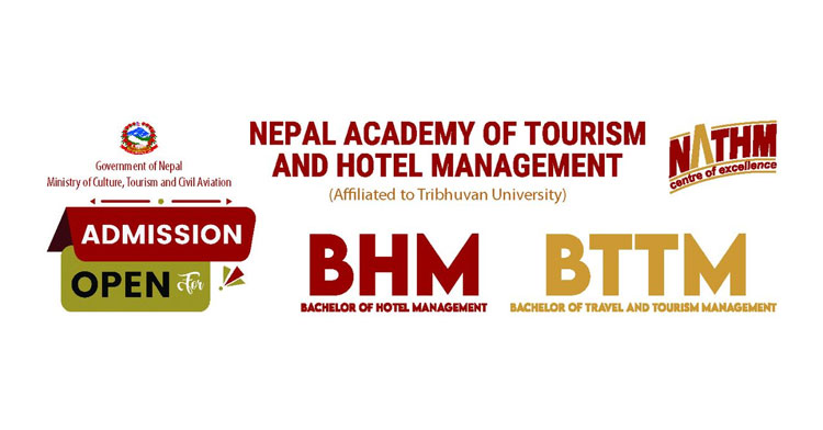 Educatenepal's tweet photo. NATHM admission Notice for BHM and BTTM Programs
view details on: https://t.co/KMczRbGUxY
#NATHM #BTTM #BHM #hotelmanagement https://t.co/XOROz3mu6k