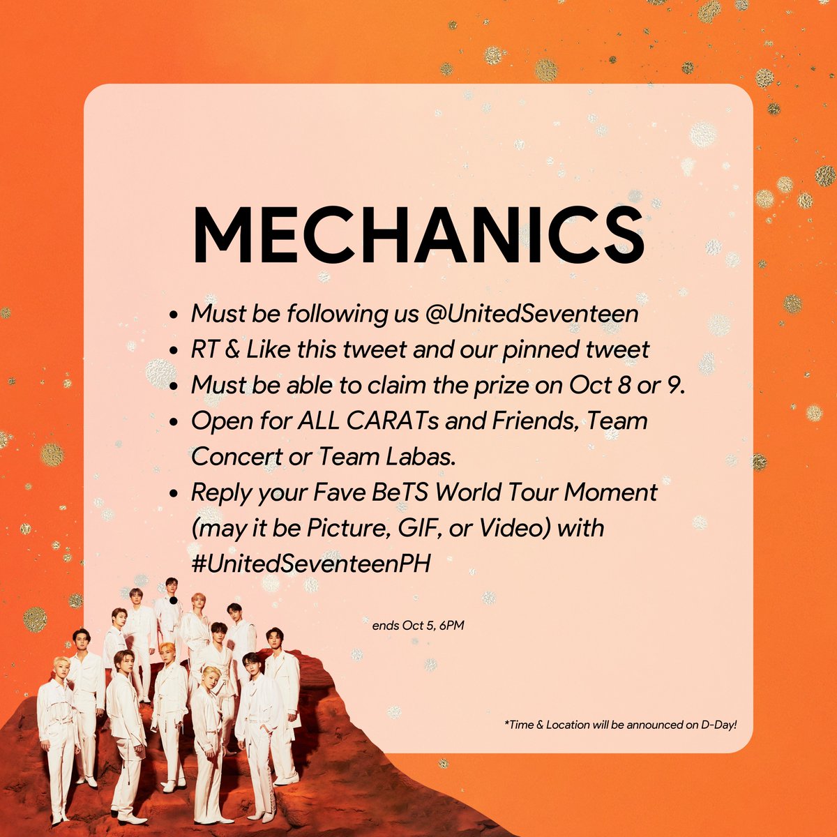 UnitedSeventeen's tweet photo. But wait, there's more... 🎁

USPH will be giving away these Official Merchs for CARATs on D-day, See you!

*only unsealed albums will be given randomly on D-Day. Raffle winners will be announced under this 🧵~ #UnitedSeventeenPH https://t.co/siw5TFMlPz