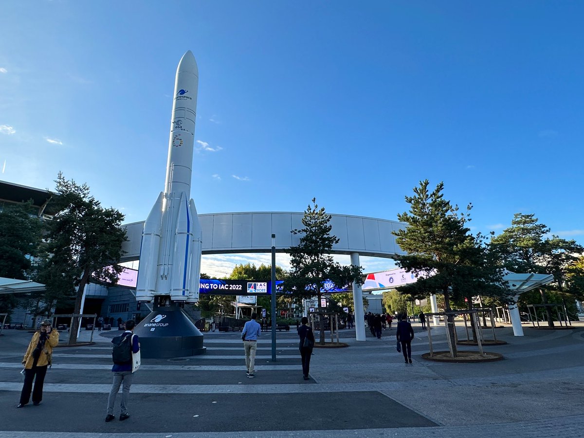 kitsatellite's tweet photo. Greetings from #paris & #IAC2022 !
If you'd like to know more about #kitsat and/or #wisawoodsat, let us know. Let's meet! #spacefinland
(We have stickers 😎) https://t.co/3ImKoUarJw