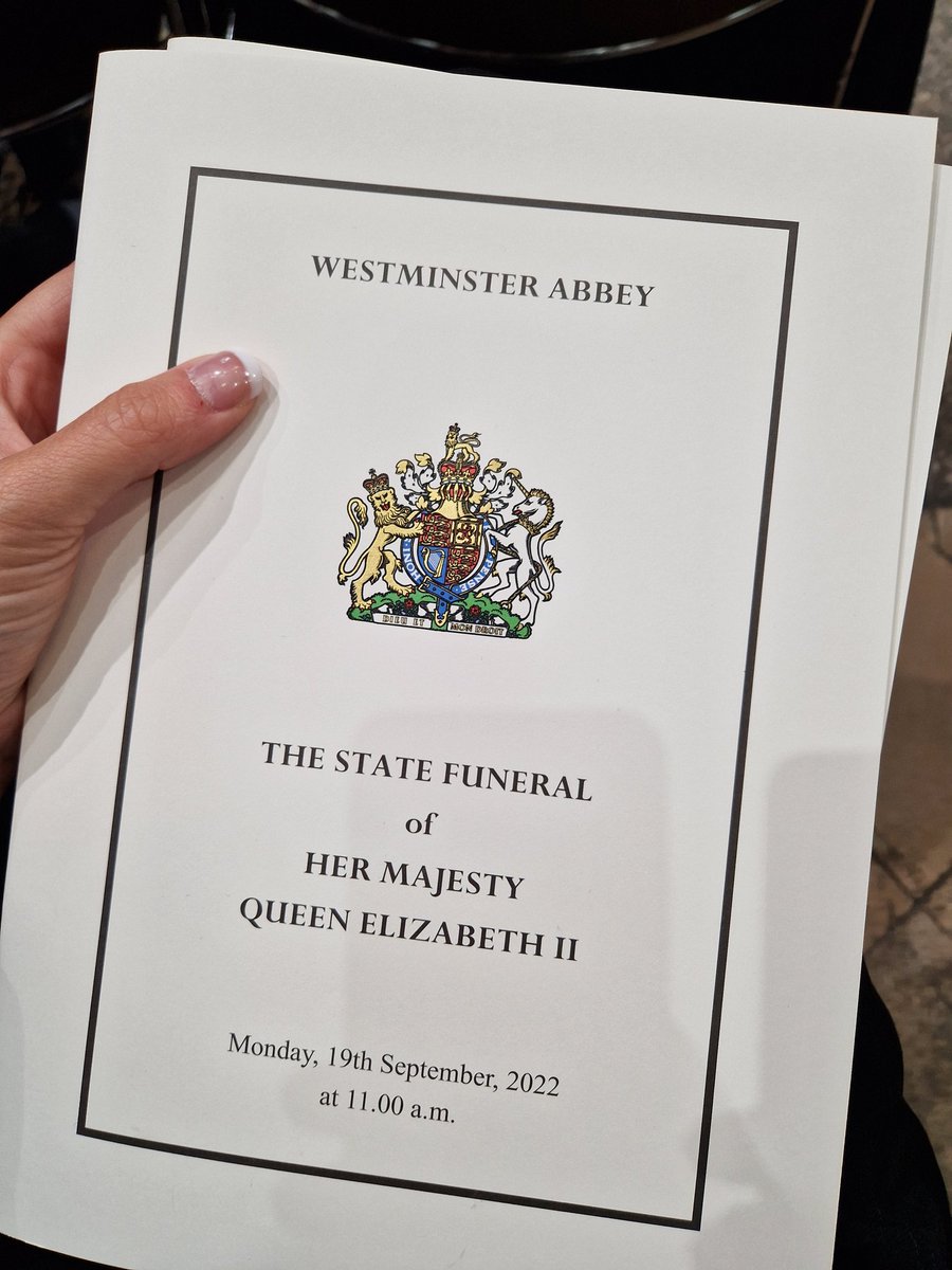 NeelyHayes's tweet photo. Well, I can't quite believe this is happening today. An enormous privilege that I will carry with me for the rest of my life. It is an absolute honour to be at HER MAJESTY THE QUEEN'S funeral ❤️ https://t.co/KRS4tIwM5g
