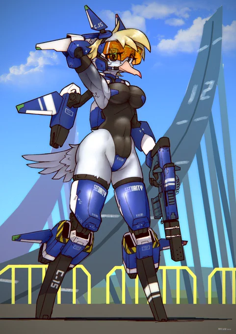 サイバネ航空支援トリケモお姉さん 