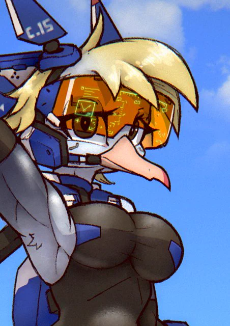 サイバネ航空支援トリケモお姉さん 