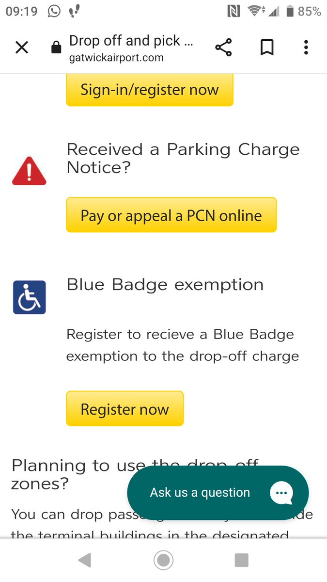 petethevan's tweet photo. @Gatwick_Airport Typo in your drop-off page. https://t.co/zNN2sSXqX7