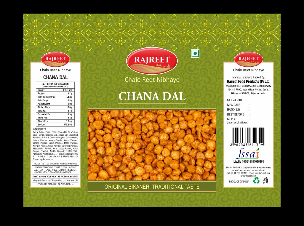 TERRAPINMEDIAA's tweet photo. LOGO &amp; PACKAGING DESIGNING for RAJREET
#productshoot #logodesigning #packagingdesigning #bikaner #rajasthan #india
For #branding #packaging #designing #shoot #advertising
Please reach us via mail at terrapinmedia2@gmail.com, bhupinder@terrapinmedia.in
Or call us at 9910395146 https://t.co/xOkTj4OcIq