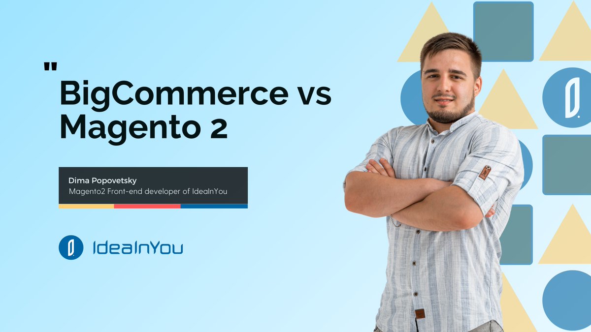 IdeaInYou's tweet photo. #BigCommerce VS #Magento2. Choosing the right platform will benefit your business in the future.
In the article below, @IdeaInYou Magento 2 Front-end developer Dima Popovetsky explains which platform is better to use and why🤔
Follow the link: https://t.co/KgBwyjLyrh
#ecommrce https://t.co/iuCesWaxXn