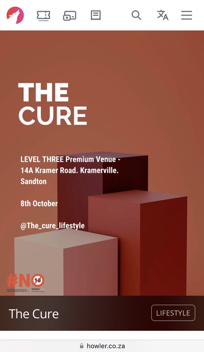 howler.co.za/events/the-cur… tickets are live <a href="/thecure_life/">The Cure</a> #TheCure