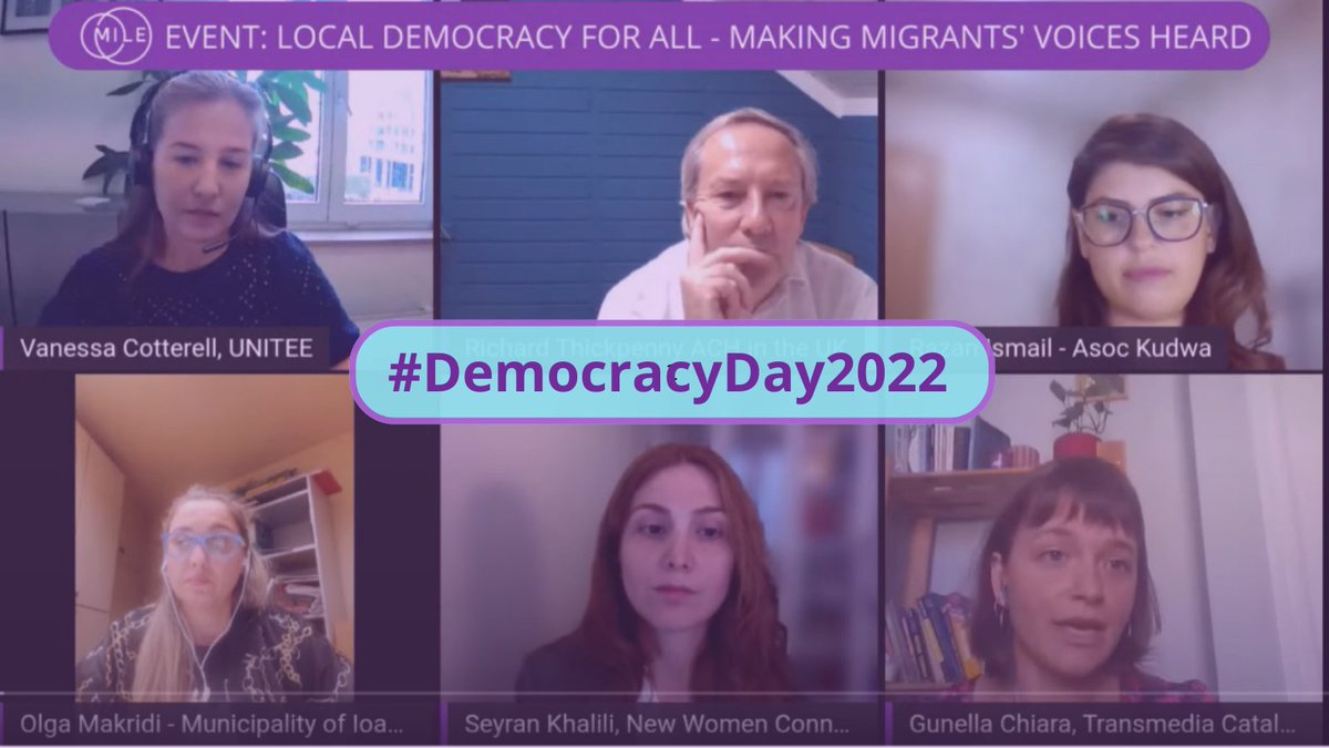 project_MILE's tweet photo. Missed our event on International Day of Democracy?
Rewatch it on our You Tube channel 🎞️https://t.co/woNm1TwViY or read our recap on the #MILEproject website📰 https://t.co/Ow7QyyAW8v. https://t.co/9S7OZZmIM0