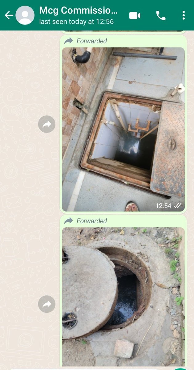 #Sewer water inside residents water tank <a href="/drkamalguptabjp/">Dr. Kamal Gupta</a> <a href="/DC_Gurugram/">DC Gurugram</a> Poor and incomplete repair work strategy of main holes by <a href="/MunCorpGurugram/">MCG</a> causing problems to the residents of sector 22B.Tenders were given in crores but quality of works says it all.Strict action required.