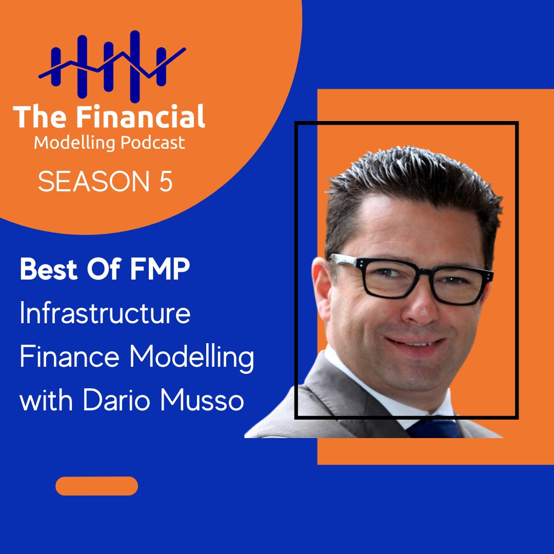 Matthew_Bernath's tweet photo. In this special re-release of Episode 2 of the #FinancialModellingPodcast, Dario Musso, Co-Head: Infrastructure Sector Solutions at Rand Merchant Bank, talks about #ProjectFinance Models. The discount code for Project Finance Overview is FMP9999.
https://t.co/nG0afW6s71 https://t.co/2yCrIxWOeG