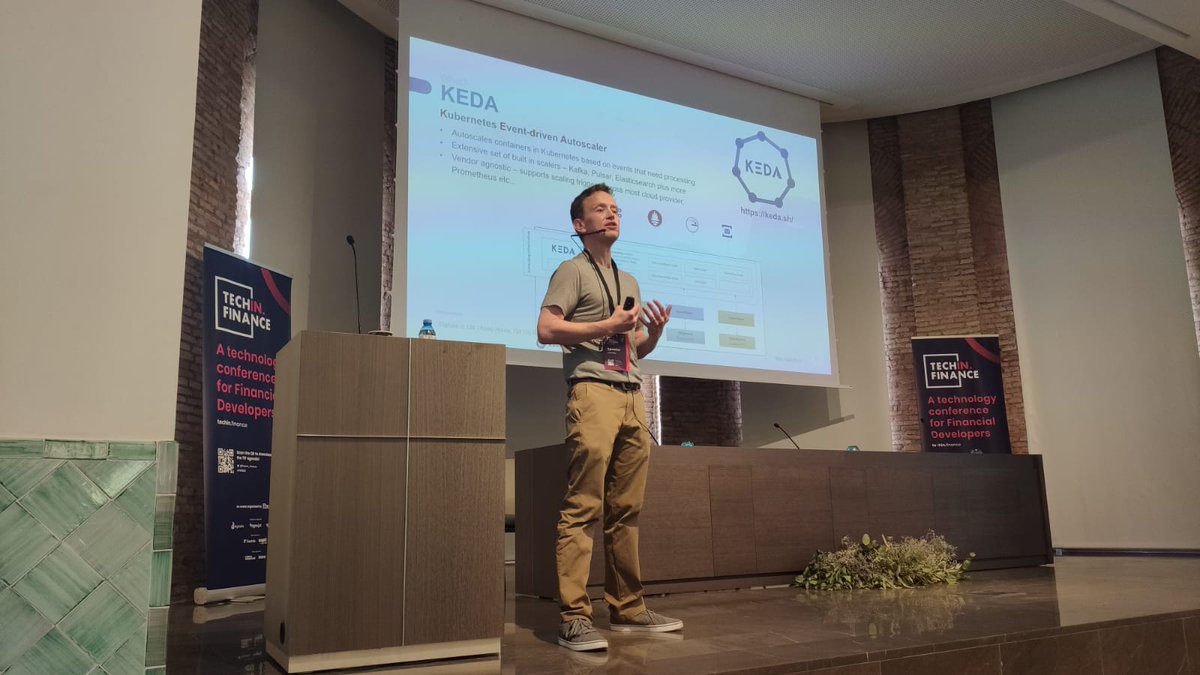 "Kubernetes event driven help us to build auto-scalable systems" <a href="/CyanMiller/">Cyan Miller</a>, CTO at <a href="/digitalis_io/">digitalis.io</a>, on this talk at #TIF2022