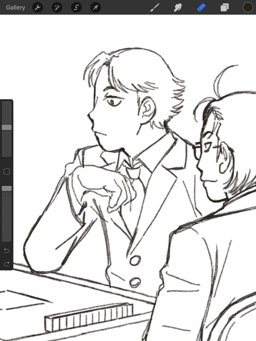 draw pretty boy for the first time 