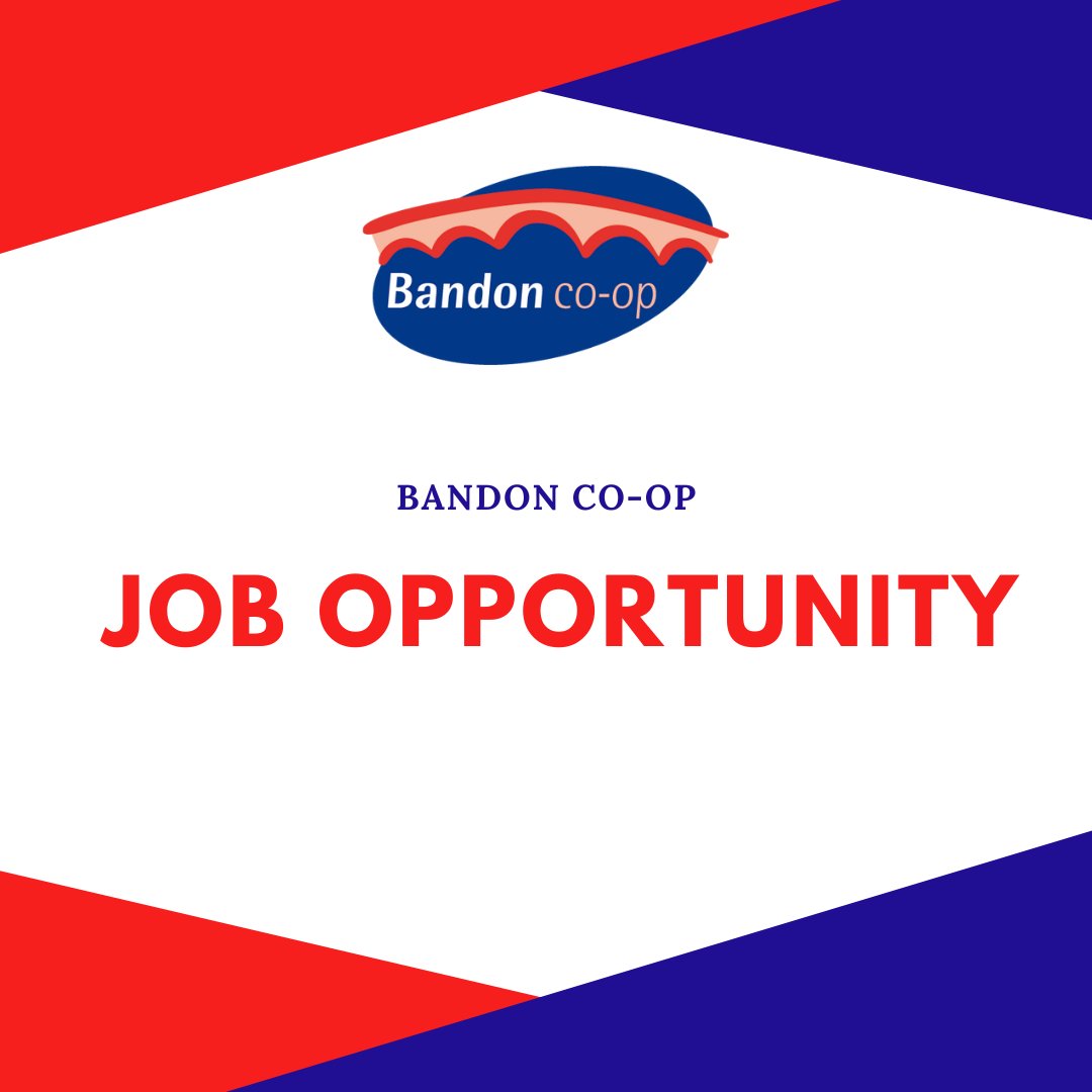 BandonCoop's tweet photo. Job Opportunity - Bandon Co-op Retail Centre #Kinsale 

Link in bio or click here: https://t.co/3pMcBcVsyJ

#jobscork #jobskinsale #jobfairy #jobfairycork #retailjobs #retailjobscork https://t.co/Sjx9dlqXt0