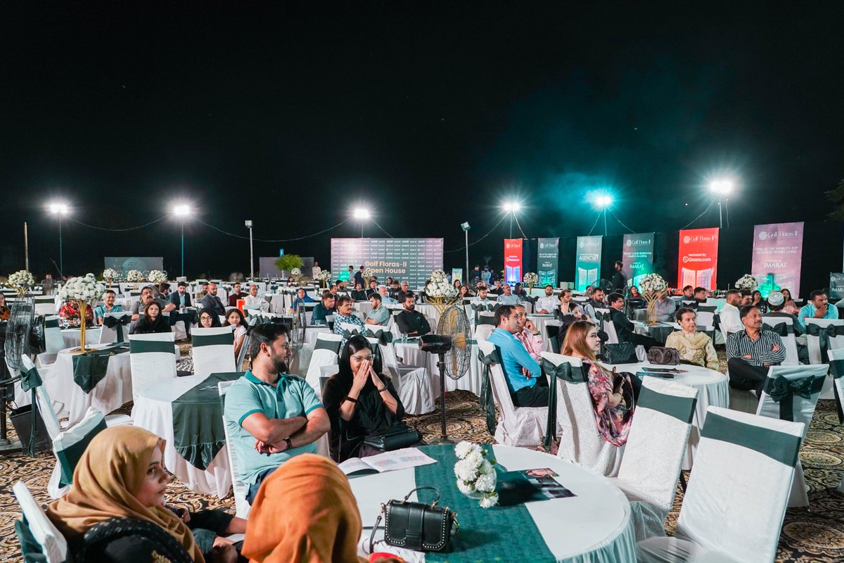 ImaratPK's tweet photo. Myriad of investment opportunities, hi-tea and more!

Highlights from the Golf Floras II (@GolfFloras2) Open House at the project site this weekend.

For details, call us: 051 111 555 555 or 051 111 021 111.

#GolfFloras #InvestRight #Islamabad https://t.co/R9DgnPRsWG
