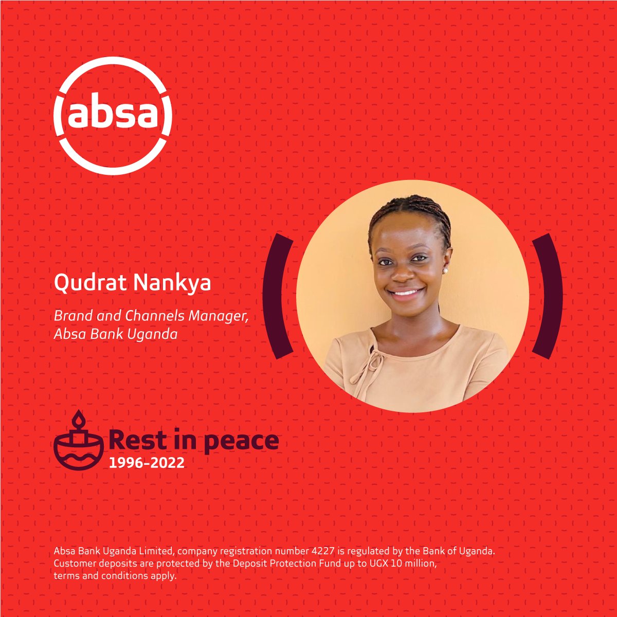 Absa Bank Uganda On Twitter We Are Deeply Saddened To Announce The absa-bank-uganda-on-twitter-we-are-deeply-saddened-to-announce-the
