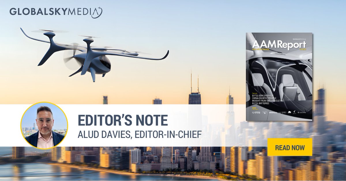 asianskygroup's tweet photo. From Childhood Jam Dreams to the AAM Future. What did Editor-in-Chief / Media &amp; Comms Director @BizJetBlogger Alud Davies say about our latest AAM report and the AAM industry at large?

Tap here to read more https://t.co/7eoyAPfemA
#aam #eVTOL #GlobalSkyMedia #future https://t.co/vjbjvhLB33