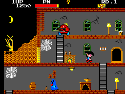 SonicTenaje's tweet photo. Ghost House es la prueba que los 8 bits también podían servir para hacer el mal. El peor juego que jugué con mi #MasterSystemII. Me entra dolor de cabeza con solo recordarlo https://t.co/ii4i8wgZjN