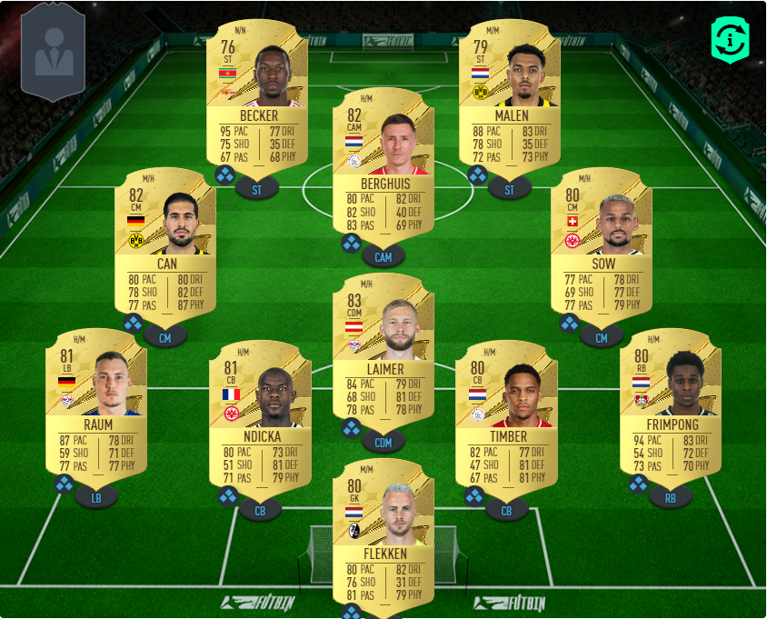 PsvSeth05's tweet photo. starter teams part 1 #fifa22 #FIFA23 #starterteam #FUT23 https://t.co/5xHXD13pDu