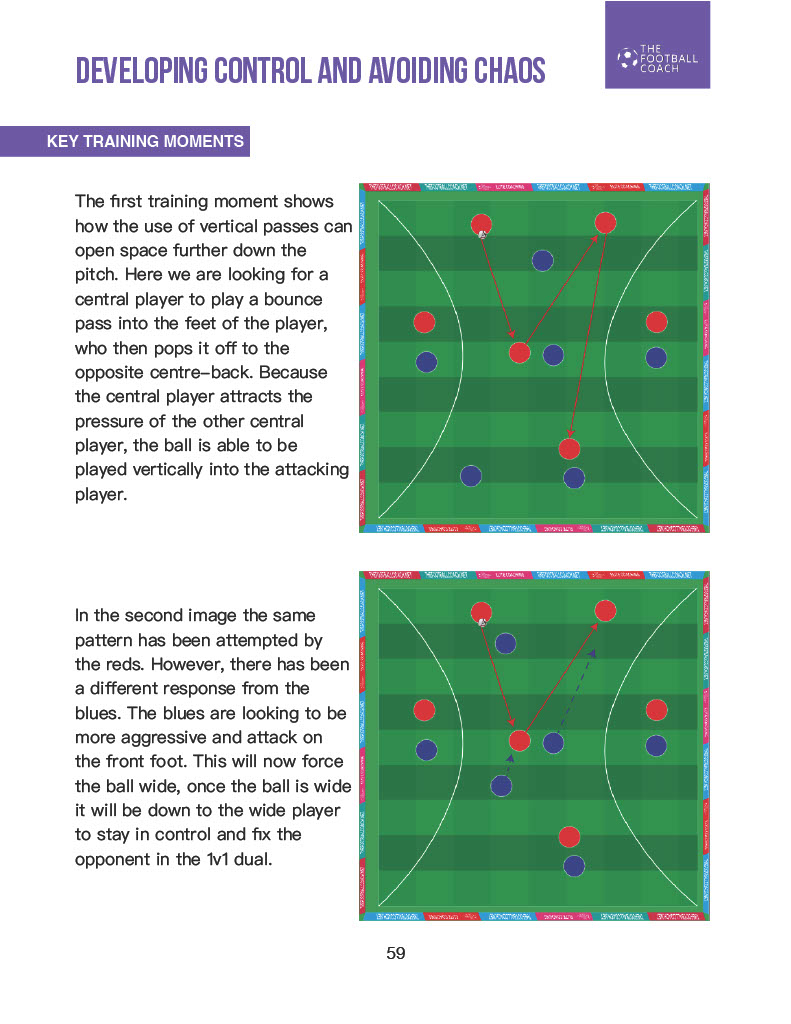 FootballCoachx's tweet image. Book Extract📕: Coaching Possession with Purpose 

- Practice designed to avoid the 'basketball effect' and help players develop control of the game. First seen in Holland and extremely effective. 

thefootballcoach.net/collections/bo…

#SundayShare #TheFootballCoach #CoachingSessions