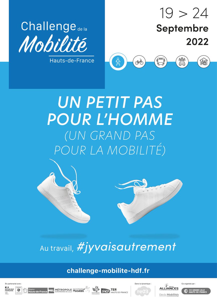 Rapidflyer's tweet photo. Chez Rapid Flyer nous nous engageons dans une démarche RSE. Dans cette optique, nous participons au Challenge de la Mobilité des Hauts-de-France !
Le but est de promouvoir les modes de transports alternatifs à la voiture individuelle pour les trajets domicile-travail. 🛴🛹🚡🚊🚎 https://t.co/STmADw3mEV