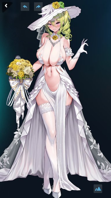 今回はウエディングドレススキンだ! 