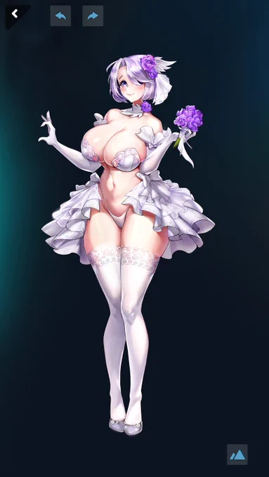 今回はウエディングドレススキンだ! 