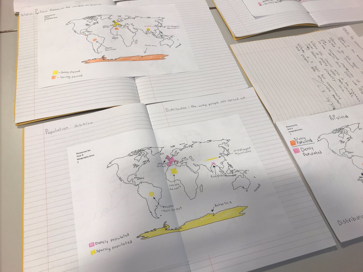 Stceciliasgeog's tweet image. 9 Courage2 pupils proudly displaying their maps showing world #population distribution. #NeatWork #MapSkills #Geography 🗺👏🏻