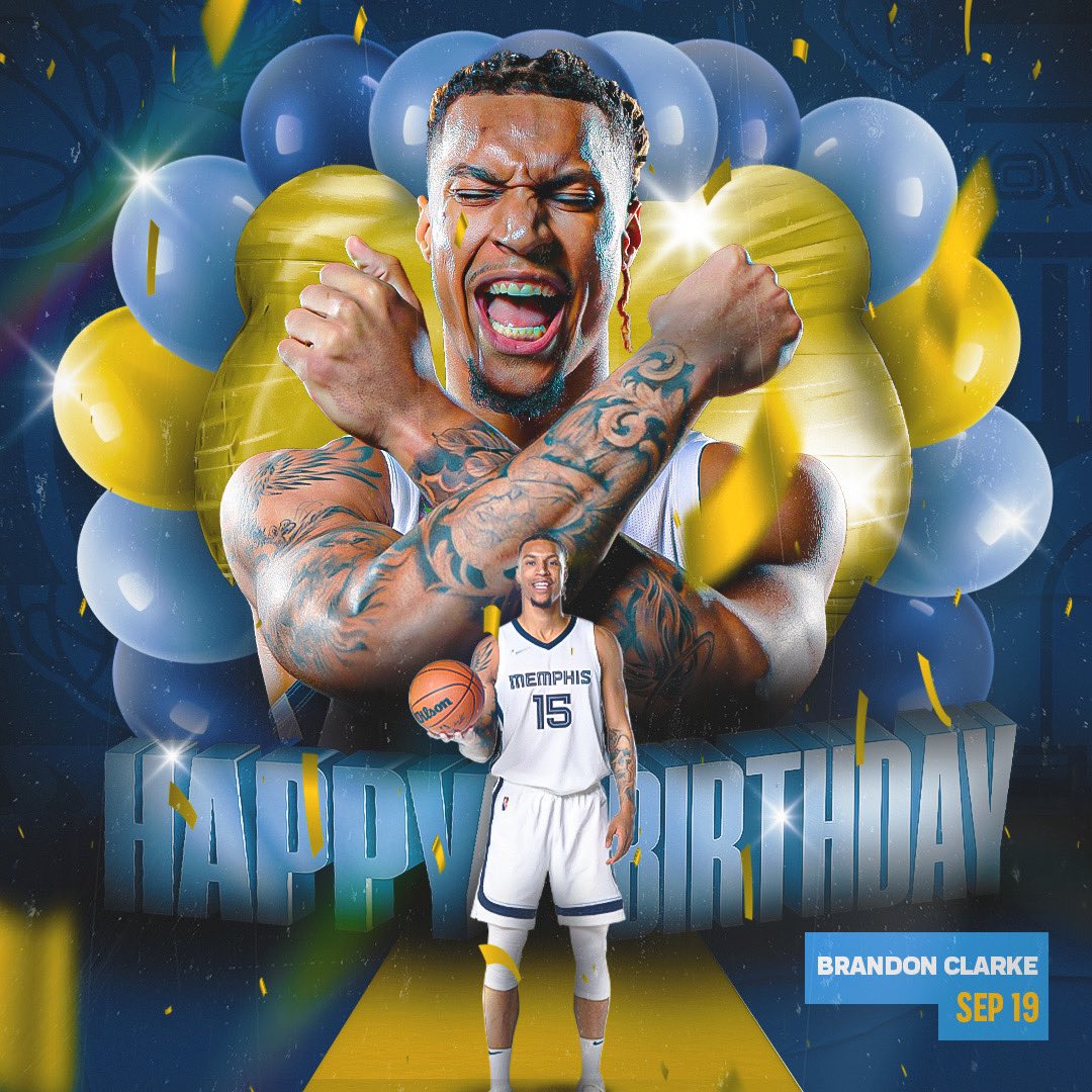 RT and wish our guy <a href="/brandonclarke23/">Brandon Clarke</a> a happy birthday 🌊