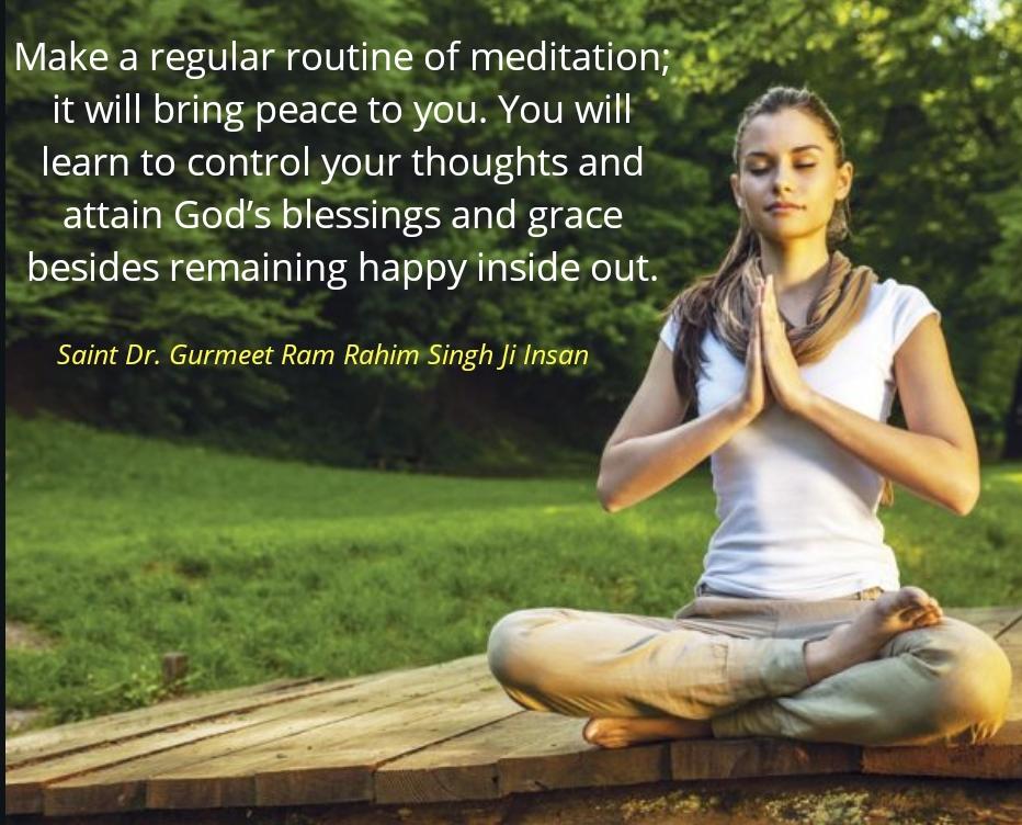 RInsan63306023's tweet image. Now-a-days everyone have dipression because of different different reasons because of that we face so many health issues also. There is one #KeyToFightDepression and that is meditation, millions of volunteers of @DSSNewsUpdates do this as per guided by
Saint Gurmeet Ram Rahim Ji.