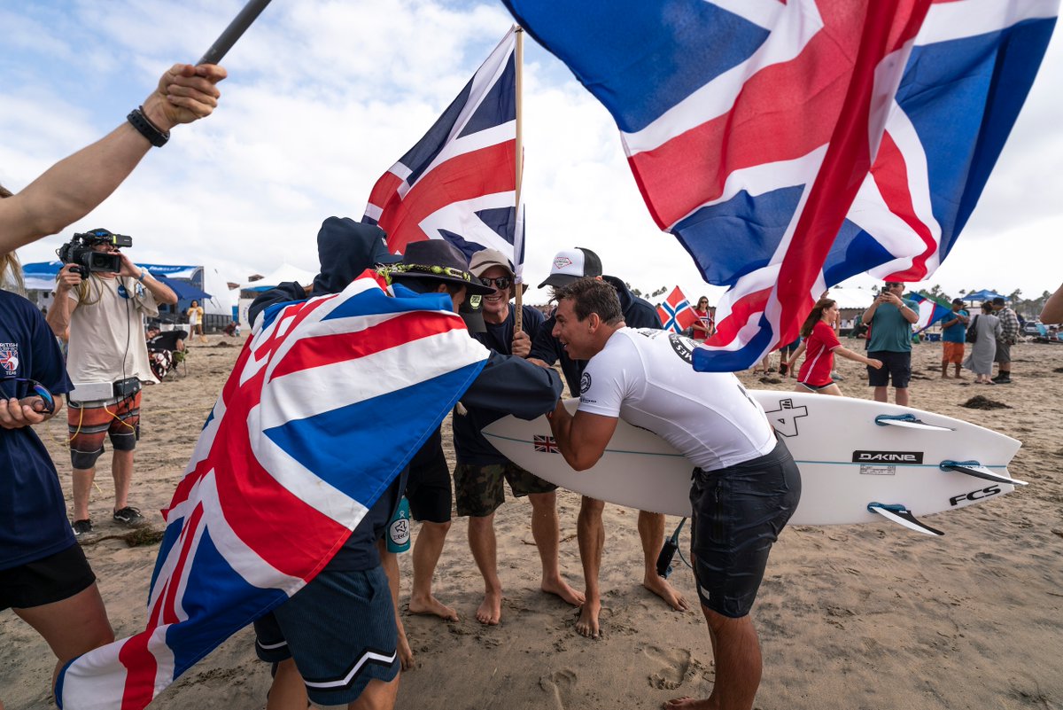SurfingEngland's tweet photo. 🇬🇧 Wicked to see the action coming out of Cali at the 2022 ISA World Surfing Games. Updates coming out from British Surfing Instagram. Link to view live: https://t.co/Onj3HlSPbr https://t.co/ENIDxqowkY