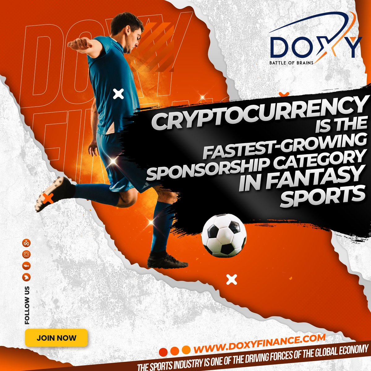 Doxy Finance (@doxyfinance) on Twitter photo Cryptocurrency is the fastest-growing sponsorship category in Fantasy sports. The sports industry is one of the driving forces of the global economy.
Join Us Today👉 doxyfinance.com & Grow Your Earning!
 #decentralized #finance #bitcoin #metaversenftproject #fantasy Cryptocurrency is the fastest-growing sponsorship category in Fantasy sports. The sports industry is one of the driving forces of the global economy.
Join Us Today👉 doxyfinance.com & Grow Your Earning!
 #decentralized #finance #bitcoin #metaversenftproject #fantasy