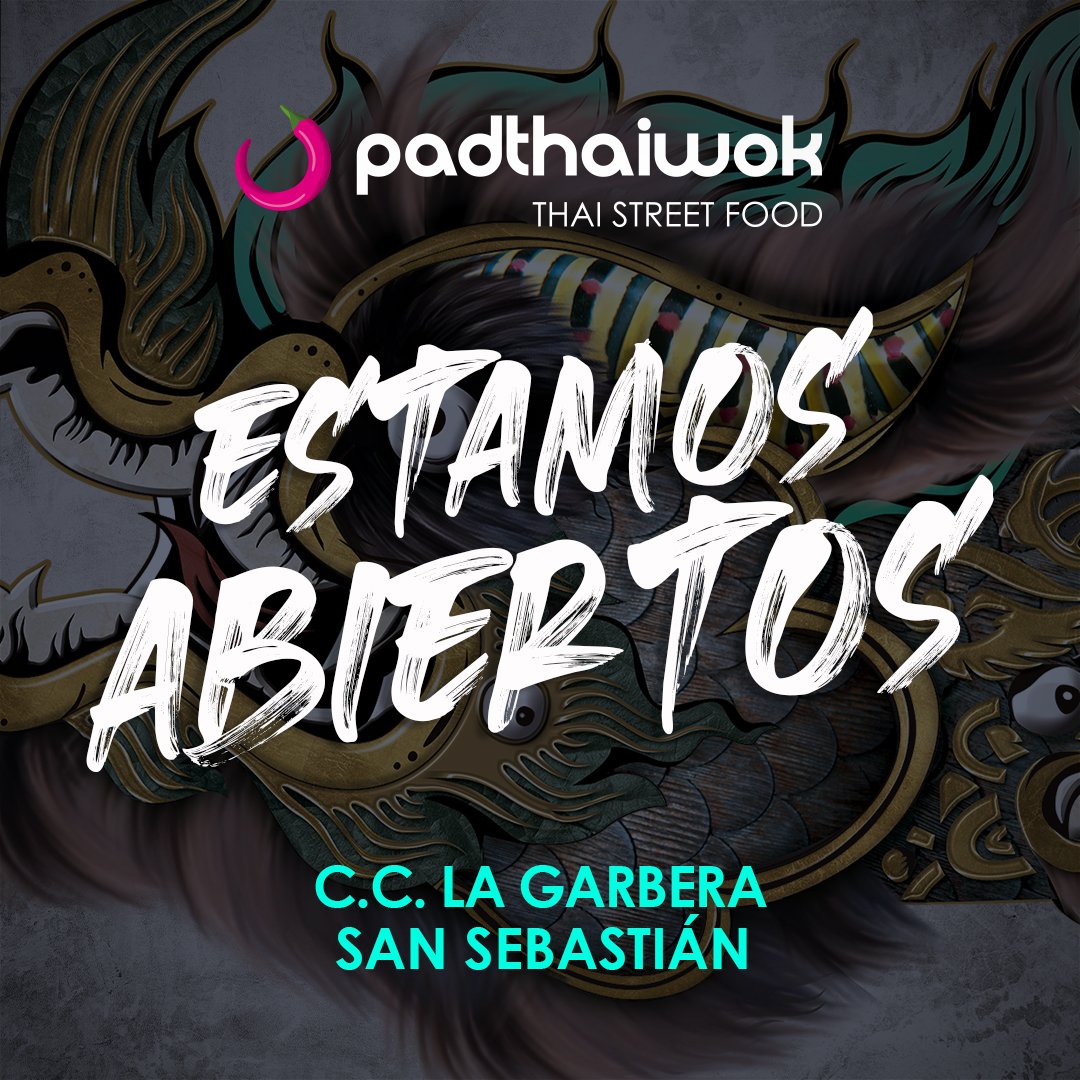 ¡Ya estamos aquí San Sebastián! 🍜

Crea con nosotros una experiencia picante 🌶️ y sabrosa en tu ciudad con un nuevo concepto de comida asiática. 🎉

Degustación gratuita de 12:00 a 13:00 horas.

#Nuevaapertura #Thaifood #Newrestaurant #PadthaiwokCCgarbera #sansebastianesthai
