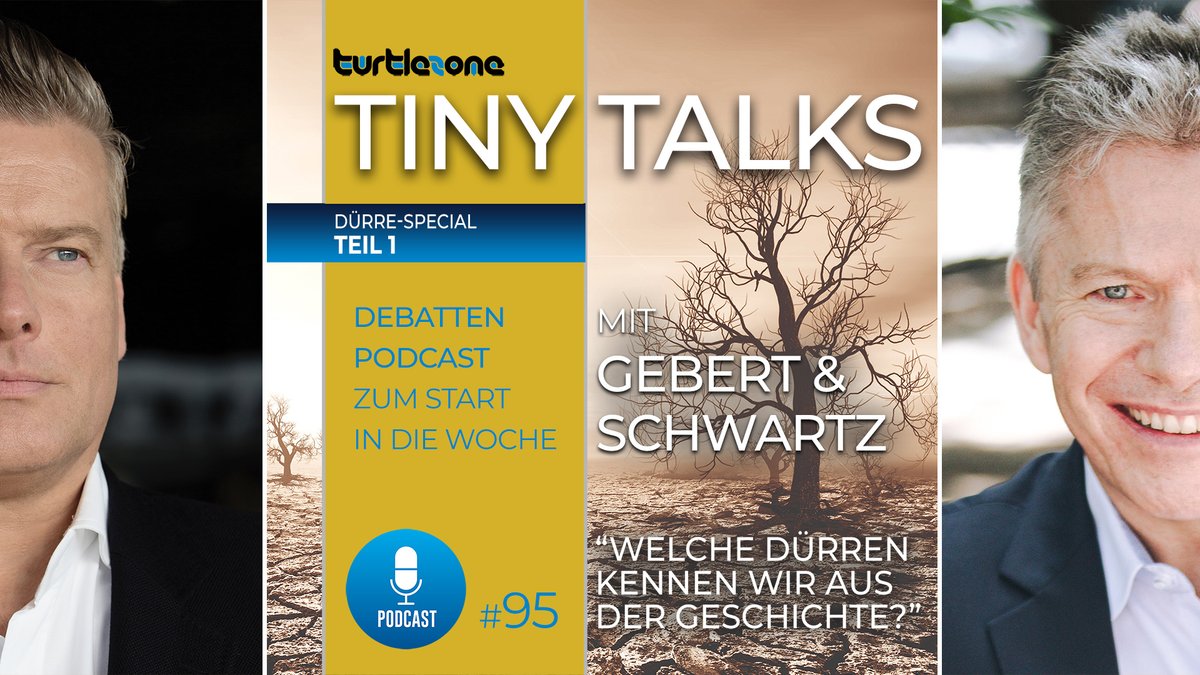 TurtlezonePCast's tweet photo. 3-teiliges #Podcast-Special zum #Klimawandel: "Welche #Dürren kennen wir aus der Geschichte?" Episode 95 der #Turtlezone #TinyTalks - jetzt überall, wo es gute Podcasts gibt und in der Mediathek unter https://t.co/2mAaGgyxaK 🎙🎧 https://t.co/h4neK62feQ