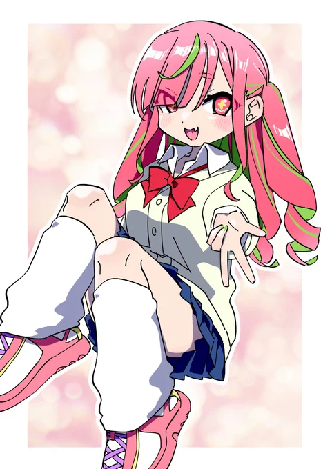 ギャルち桃※ツイキャスで生まれたギャル概念 #もっとももちゃんあーと 