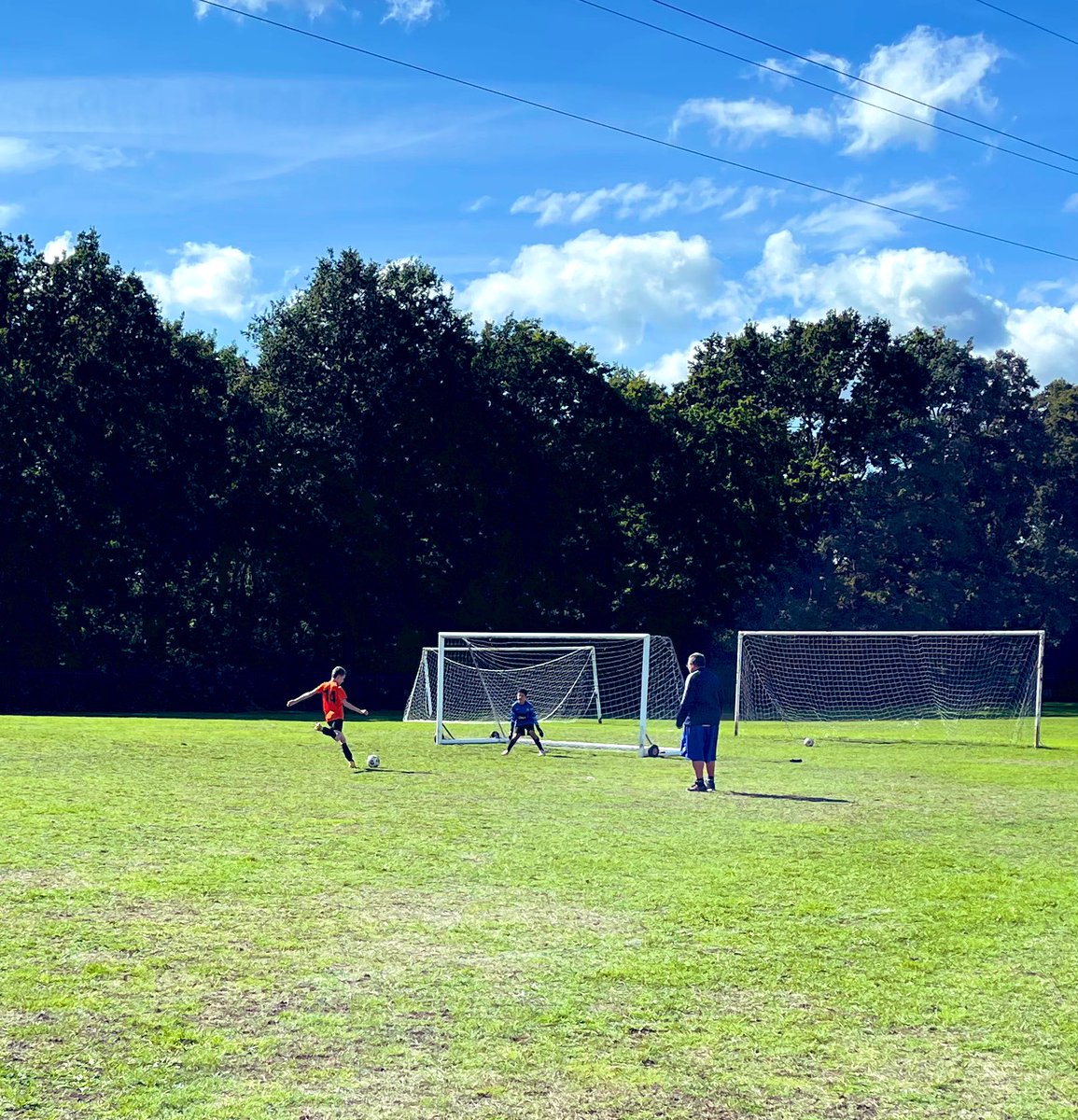 A new squad number for this seasons first U12s match, now no.14 like <a href="/ChrisEriksen8/">Christian Eriksen</a> and it clearly helped as he scored two cracking goals! 
⚽️⚽️ #MUFC