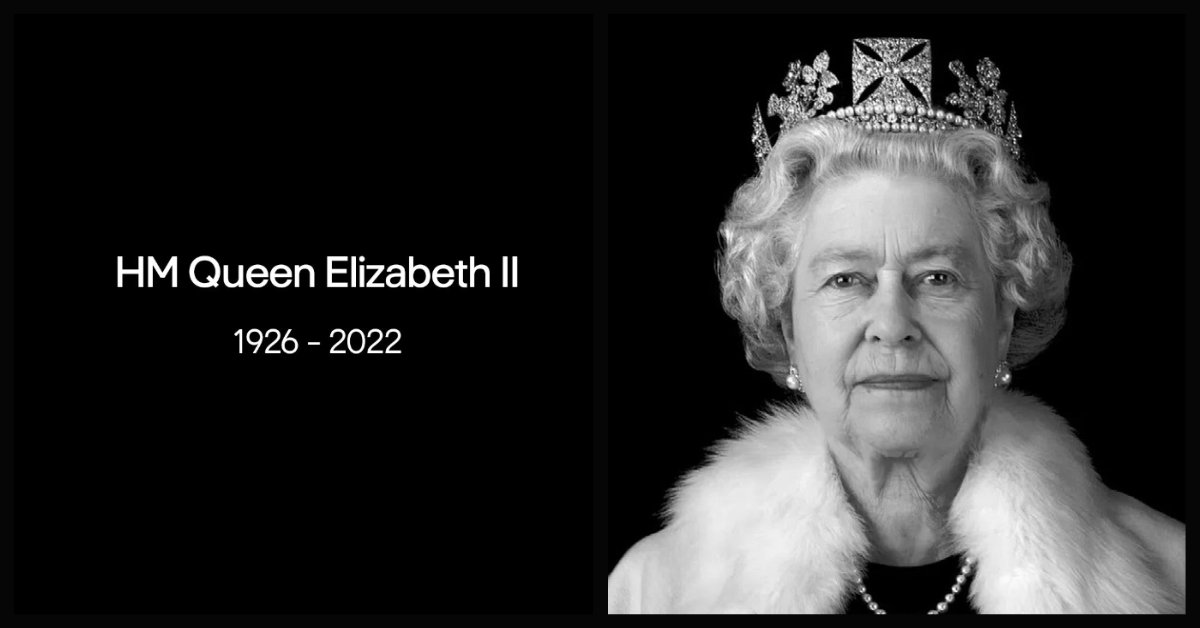 VRPartners's tweet photo. Today we join the rest of the nation in paying our respects to Her Majesty Queen Elizabeth II, and pay tribute to her many years of faithful service and dedication.

May she rest in peace.

#queenelizabeth #inspirationalleader #thankyou https://t.co/zA6I6AtDnW