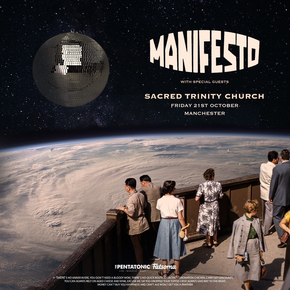 🟠 SHOW ANNOUNCEMENT 🟠
<a href="/ManifestoUK_/">MANIFESTO</a> are playing a very special intimated show at <a href="/sacredsalford/">Sacred Trinity Church</a> next month!

Very limited tickets available from Fatsoma