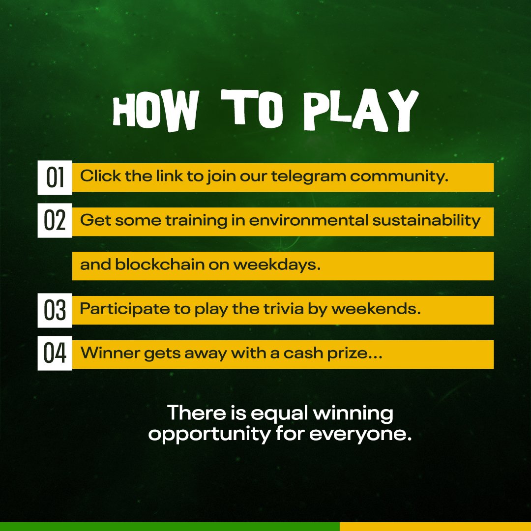 evo3dng's tweet photo. Yaay💃.... Our play to earn game (P2E) is starting today and you can't afford to miss this whole package we've got just for you. Join the community here 👉 https://t.co/VsiERwQo87 and you're just a step closer to playing and earning every week.

#evo3d
#P2E
#Sustainability https://t.co/SUoQTunkBe