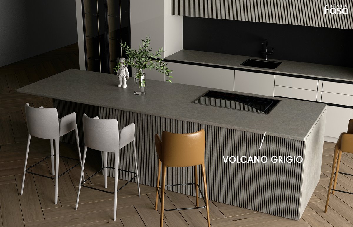 FasaStone's tweet photo. #VOLCANOGRIGIO
A modest home needs the countertop with original concrete design!
#quartzstone #quartzcountertop #quartzworktop #quartzslab #kitchen
https://t.co/BoP2zAl2nG https://t.co/t0sm2qHPSL