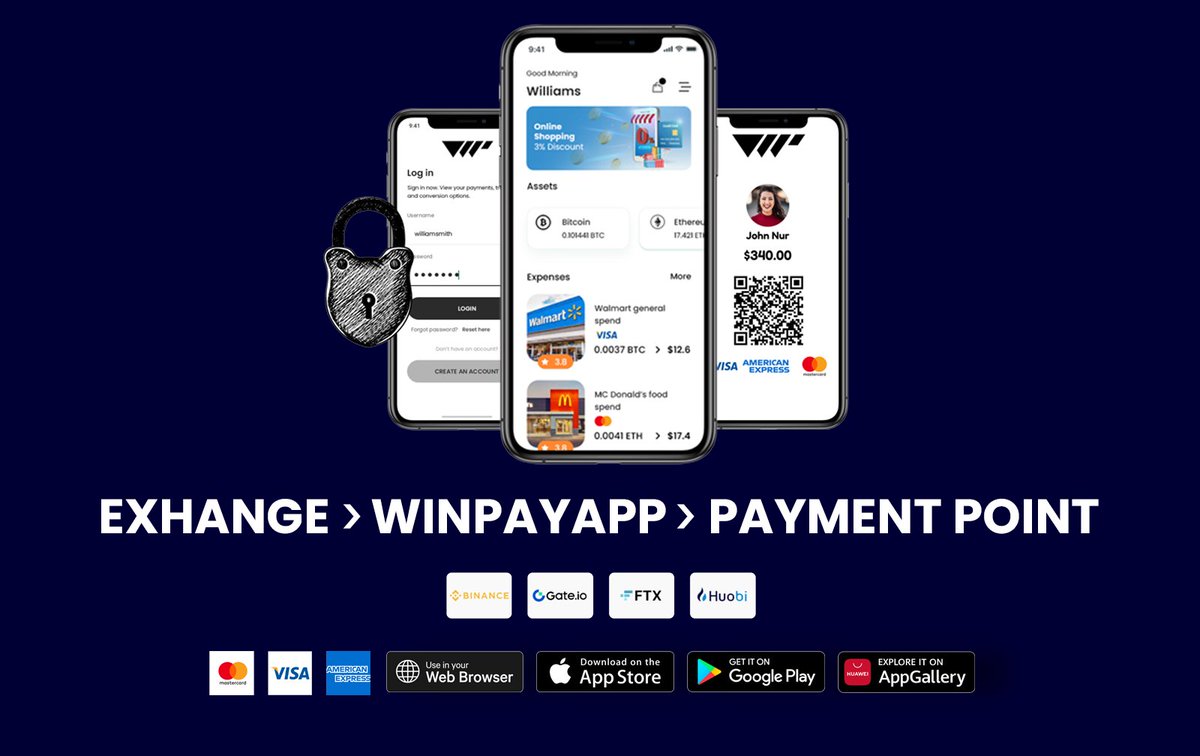 How does #winpay work?
Match your account on the cryptocurrency exchange with winpay.
Use winpay for all your spending.
No commissions, no additional charges!
Valid in all countries.
🌎 winpay.app