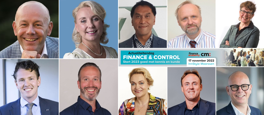 Het programma voor de Actualiteitendag Finance &amp; Control is compleet! U volgt op 17-11 presentaties van Peter Hoogstraten, Carola van Vilsteren, Tony De Jonker, Marjol Nikkels, Ferdy van Beest, Bart Kamp, Stephan Borggreve, Hans Kennis en Robbert Land.  
financeacademy.nl/events/actuali…