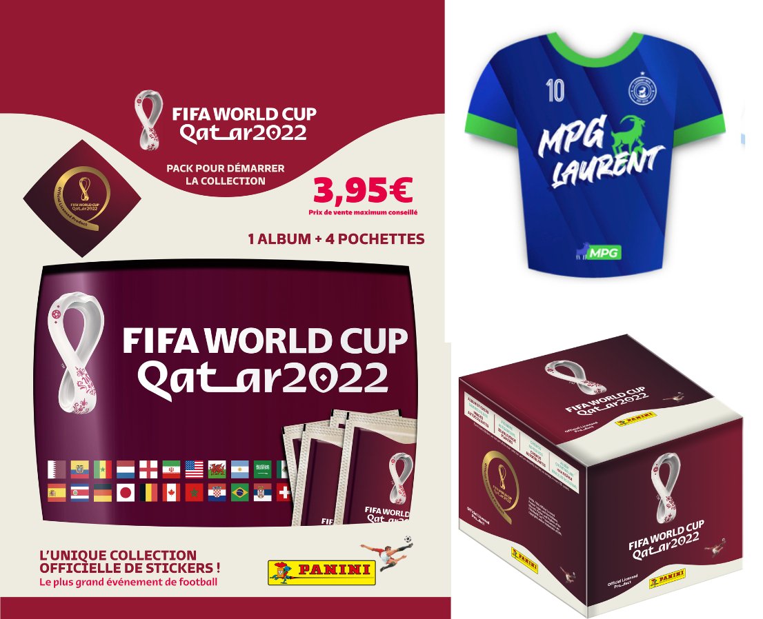 MPGLaurent's tweet image. 🚨 #𝗚𝗜𝗩𝗘𝗔𝗪𝗔𝗬 🚨

Comment bien préparer une bonne #CoupeDuMonde sans son album Panini? 

Avec @Panini_fr, je vous fais gagner 3 ALBUMS + une boite de 50 POCHETTES !

Pour jouer :
1/ RT le tweet
2/ Follow @Panini_fr et @MPGLaurent 

TAS le 25/09 avant Danemark vs France