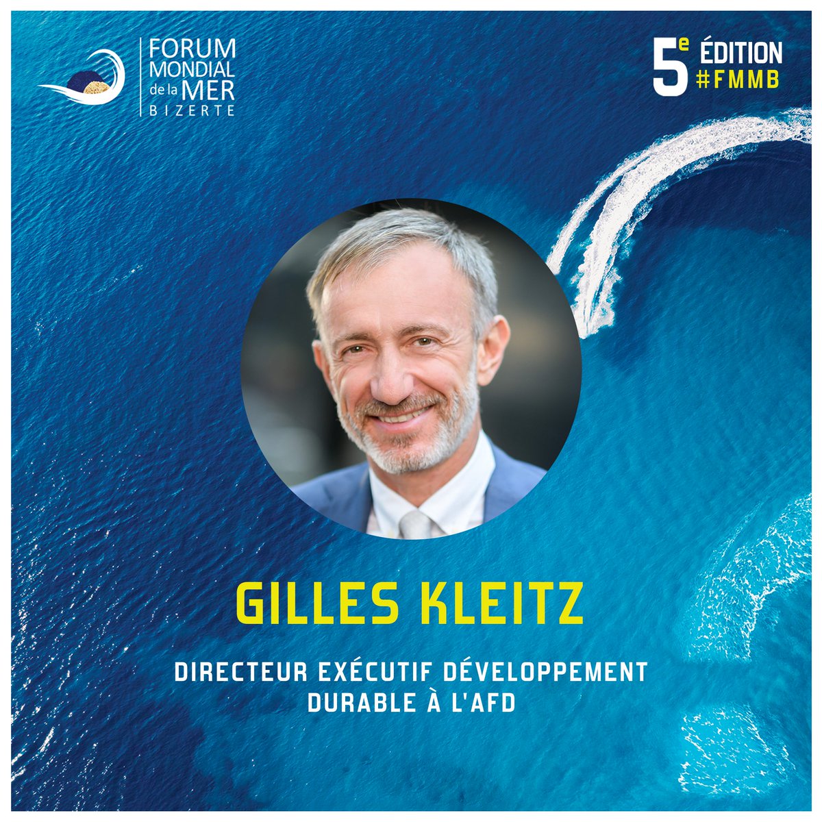 FMBizerte's tweet image. ⏳[J-4]⏳
⚓𝐆𝐢𝐥𝐥𝐞𝐬 𝐊𝐥𝐞𝐢𝐭𝐳 nous fera l'honneur d'être parmi nos guests speakers pour cette nouvelle édition du Forum Mondial de la Mer - Bizerte.
🔜Pour participer en ligne à cette 5ème édition, inscrivez-vous sur le lien suivant: forumdelamerbizerte.com/inscription/ 🌊⛵🐟