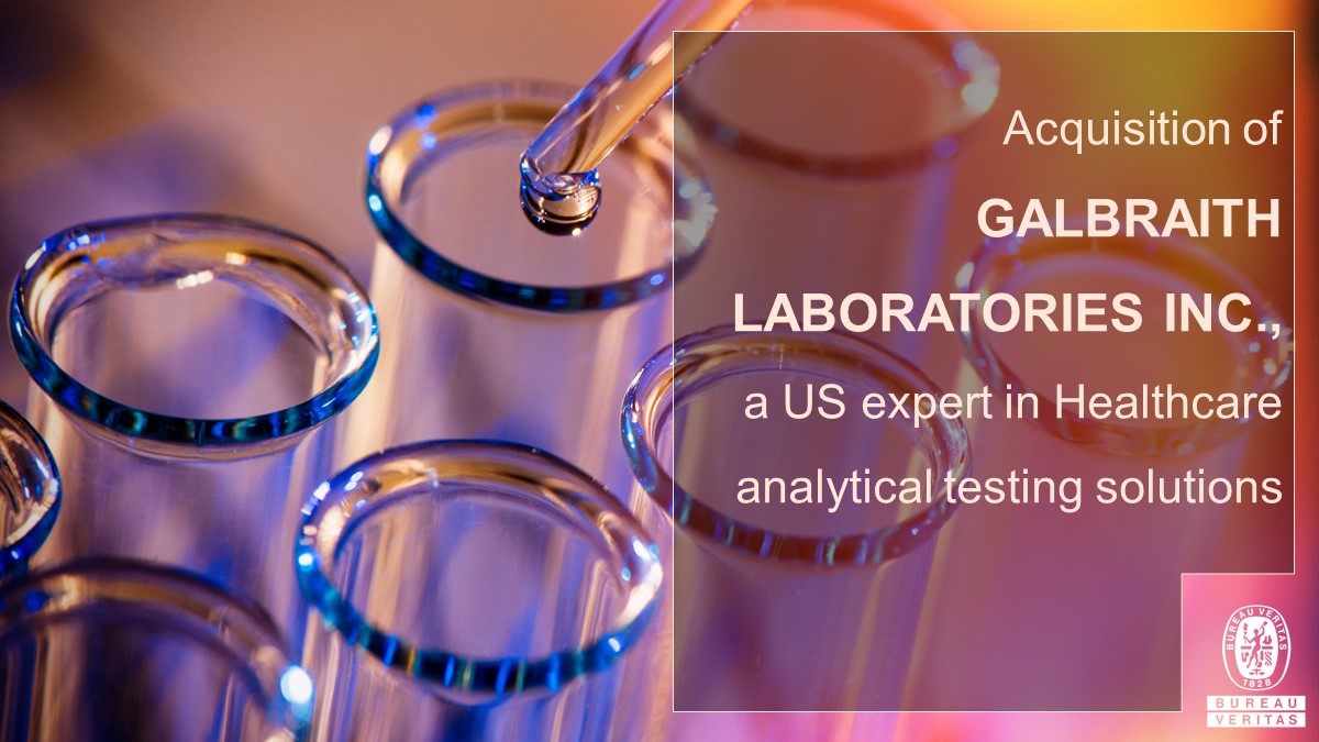 DidierMichaudDa's tweet photo. Bureau Veritas acquires Galbraith Laboratories Inc., an expert in advanced analytical solutions in North America. Its expertise will help expand our analytical capabilities in Consumer #Healthcare, Personal Care and Industrial Chemical markets. 
https://t.co/4h8mR2Jq0r https://t.co/nfGVJT3H6t
