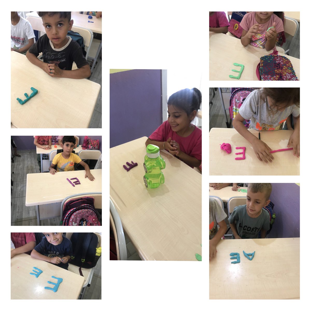 “ E” sesiyle şarkılarımızı dinledik, “E”sesiyle başlayan nesnelerin isimlerini bulduk ve artık yazmaya da başladık. 😊